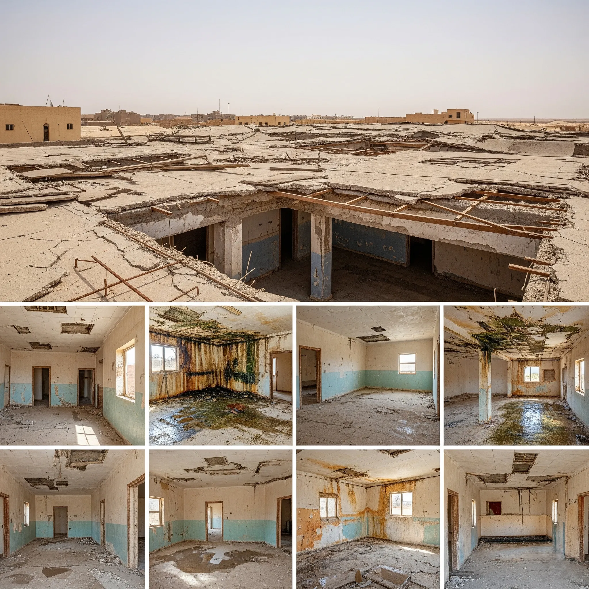 آثار تلف الأسطح في المنطقة الشرقية